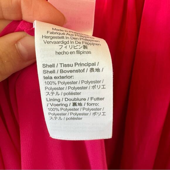 New J. Crew Collection Pink Halter Midi Dress Size 20 - Picture 9 of 10